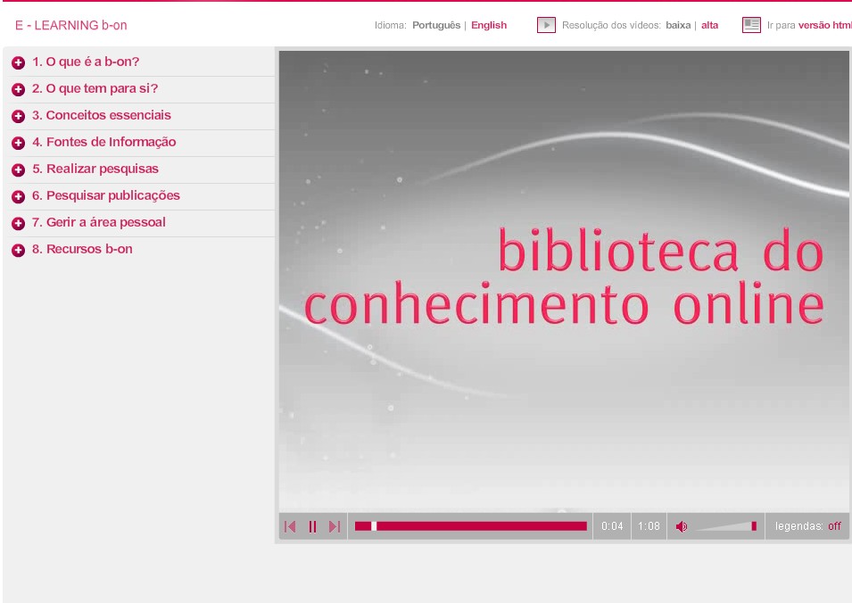 e-learning b-on